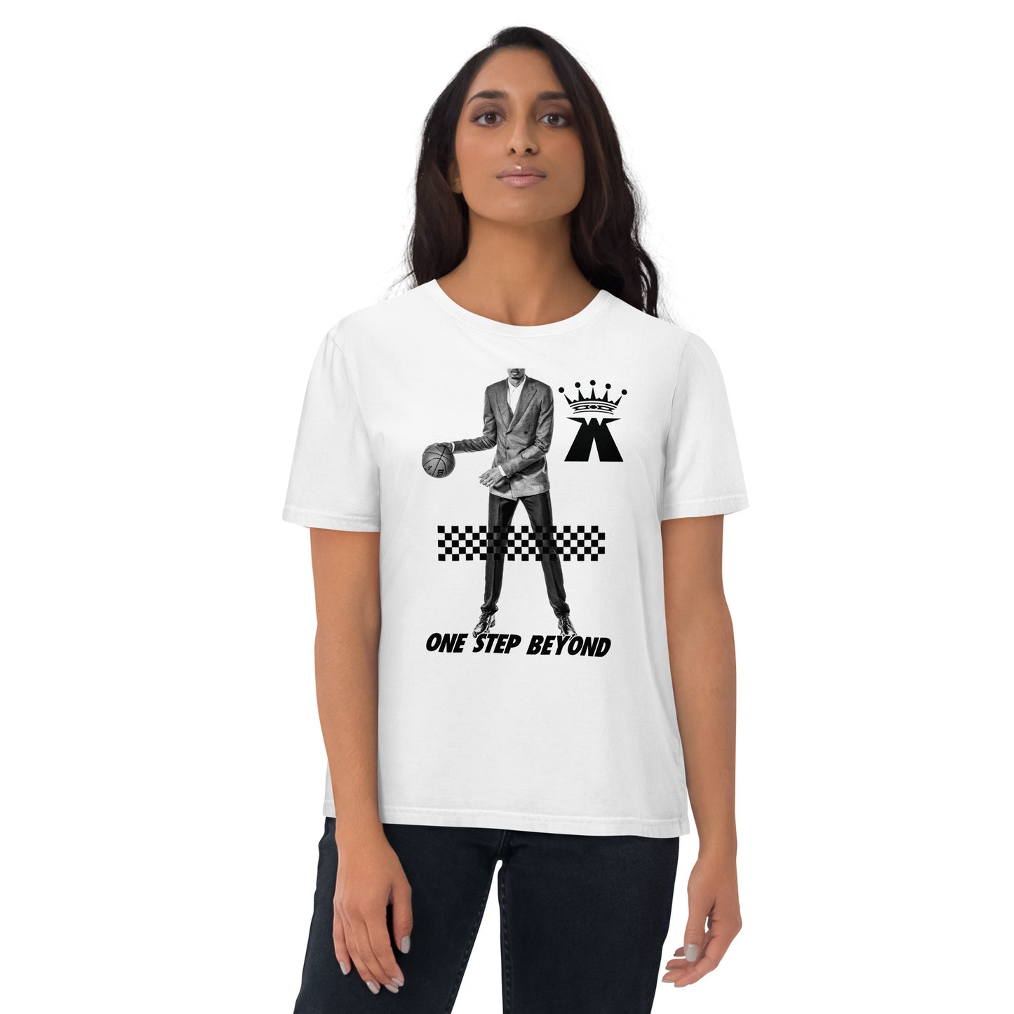 W - ONE STEP BEYOND TEE (white)