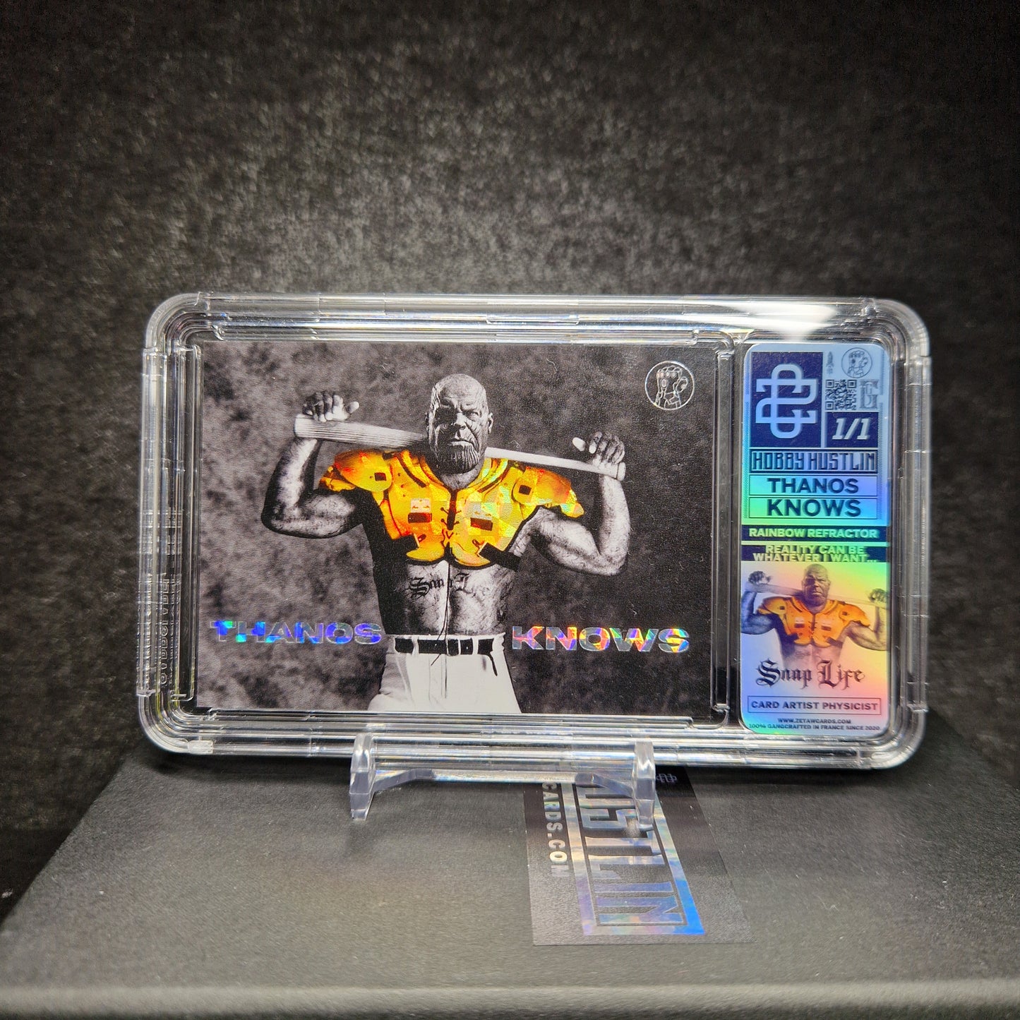 [1of1] THANOS KNOWS - SILVER HOLO