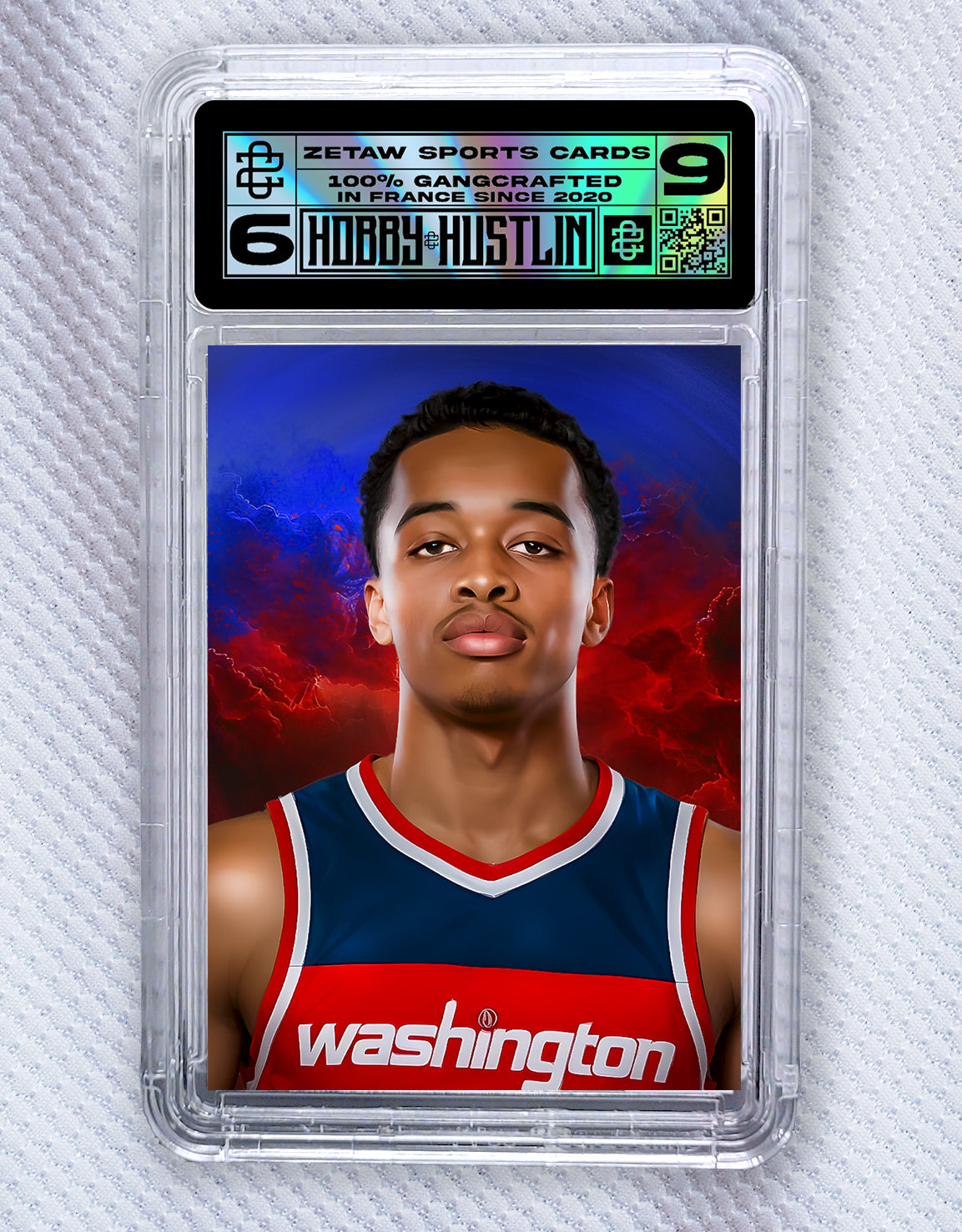 Bilal Coulibaly portrait - RED BLUE - /5 + SLAB