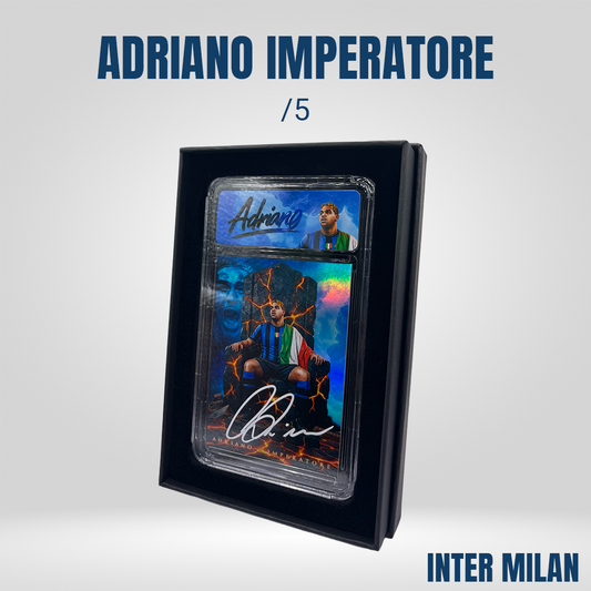 [1 of 1 ] ADRIANO - AUTO ON CARD - INTER BLUE - /5