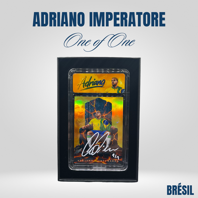 [1 of 1 ] ADRIANO - AUTO ON CARD - BRAZIL - GOLD - 1/1