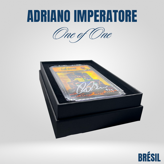 [1 of 1 ] ADRIANO - AUTO ON CARD - BRAZIL - GOLD - 1/1