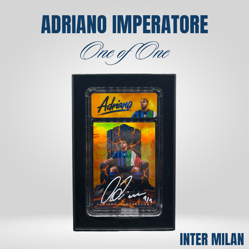 [1 of 1 ] ADRIANO - AUTO ON CARD - INTER - GOLD - 1/1