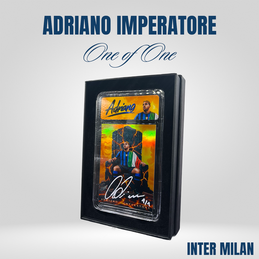 [1 of 1 ] ADRIANO - AUTO ON CARD - INTER - GOLD - 1/1