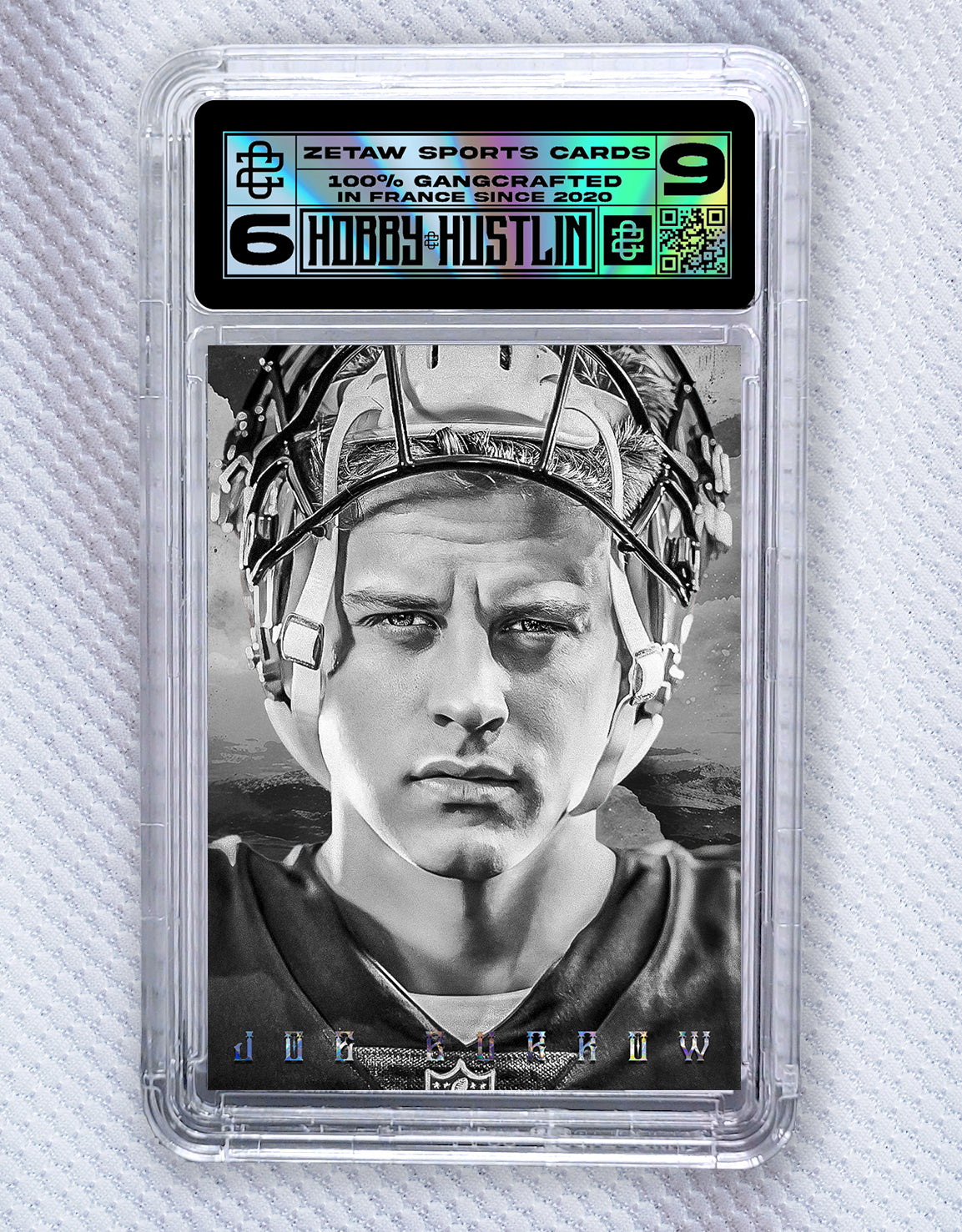JOE BURROW  - BLACK - 1/1 + SLAB and BLACK CASE