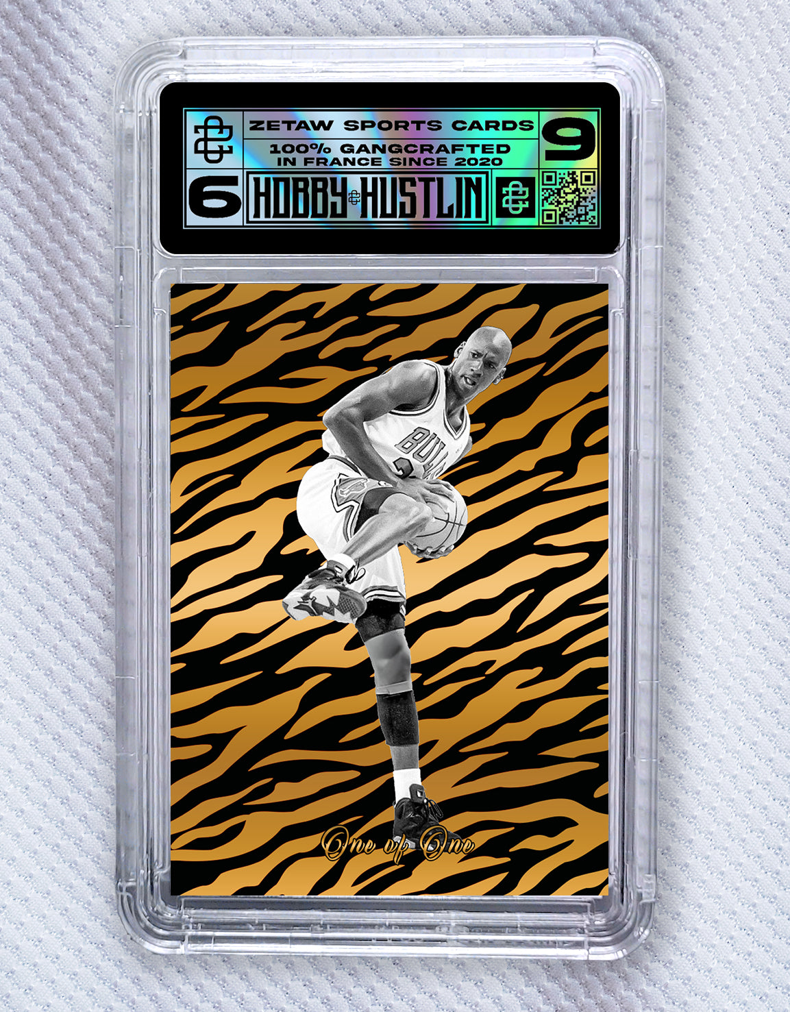 MICHAEL JORDAN GOLD FOIL  - BLACK - 1/1 + SLAB and BLACK CASE