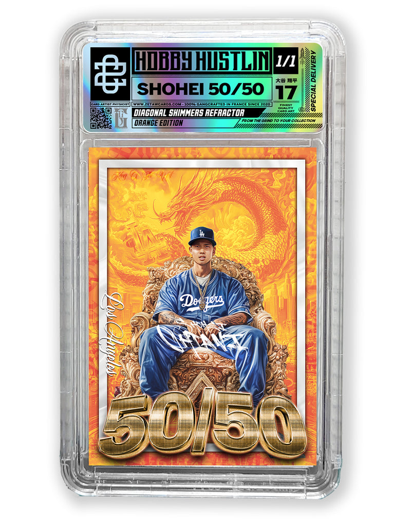 [1of1] SHOHEI 50/50 - D.SHIMMERS REFRACTOR - ORANGE