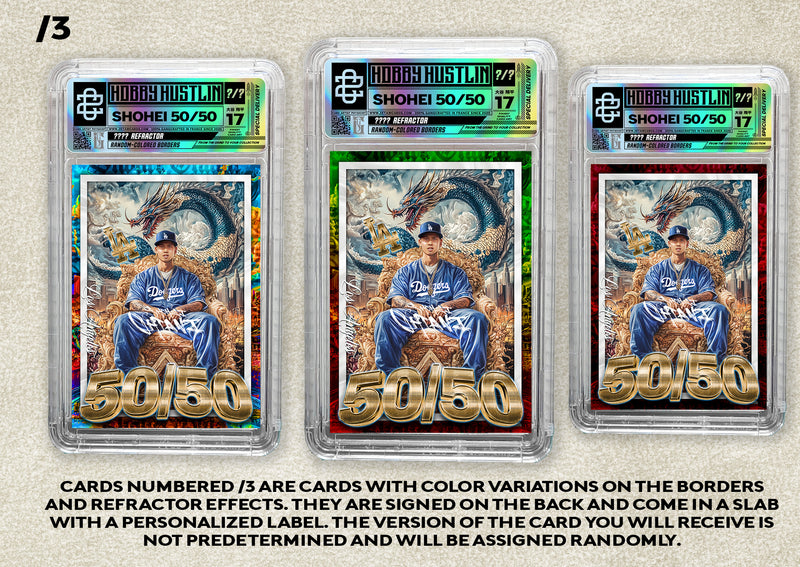 [RANDOM VARIATIONS] SHOHEI 50/50 - /3