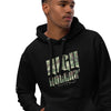 HIGH ROLLAZ' - CAMO LOGO HOODIE