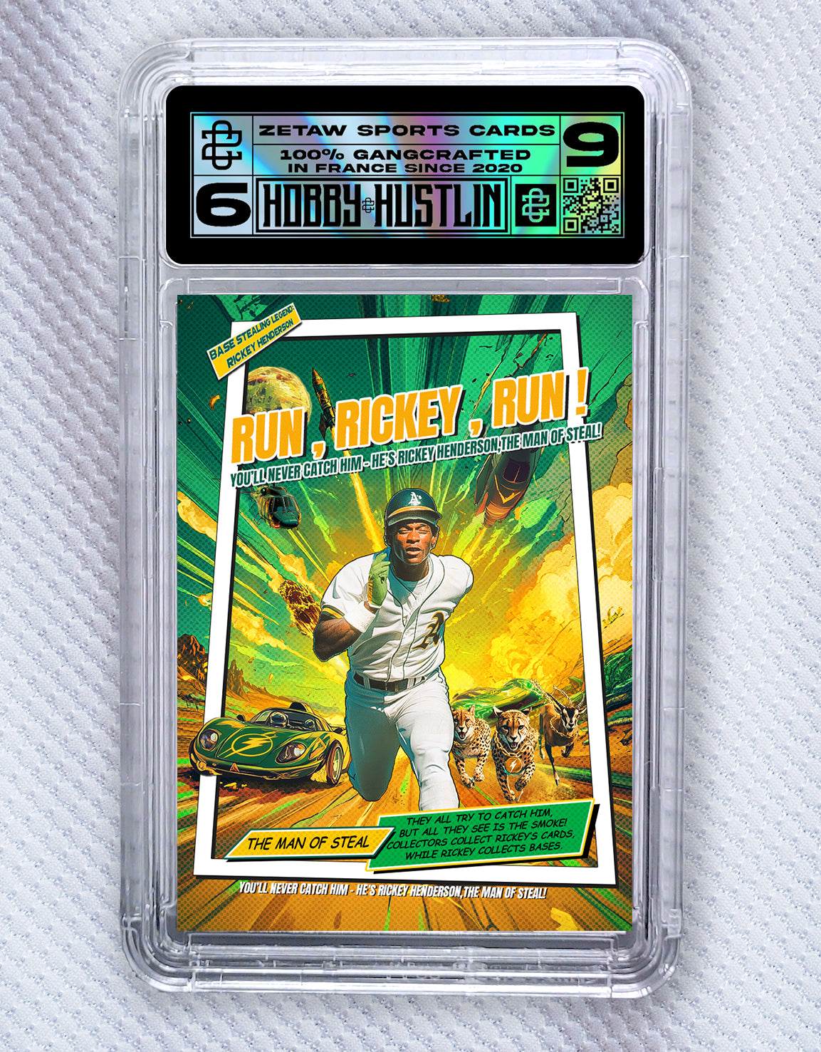 R. HENDERSON - RUN, RICKEY, RUN ! - /5 + slab