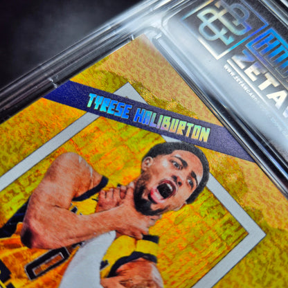 [FRESH] [1of1]  TYRESE HALIBURTON - CHOKE !  / GOLD SUPERFRACTOR