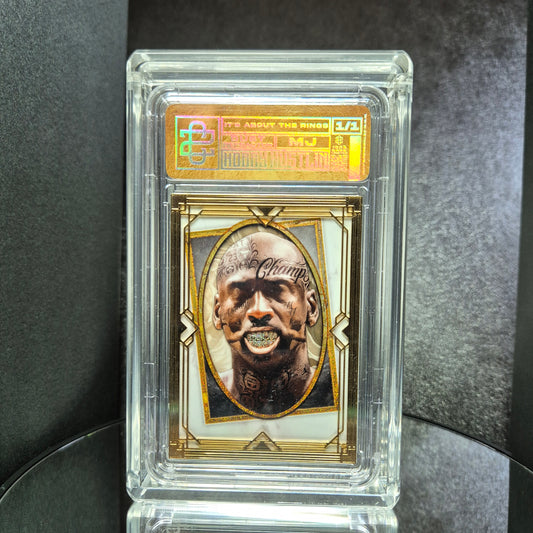 [1-of-1] IT'S ABOUT THE RINGS - GOLD FRAMED