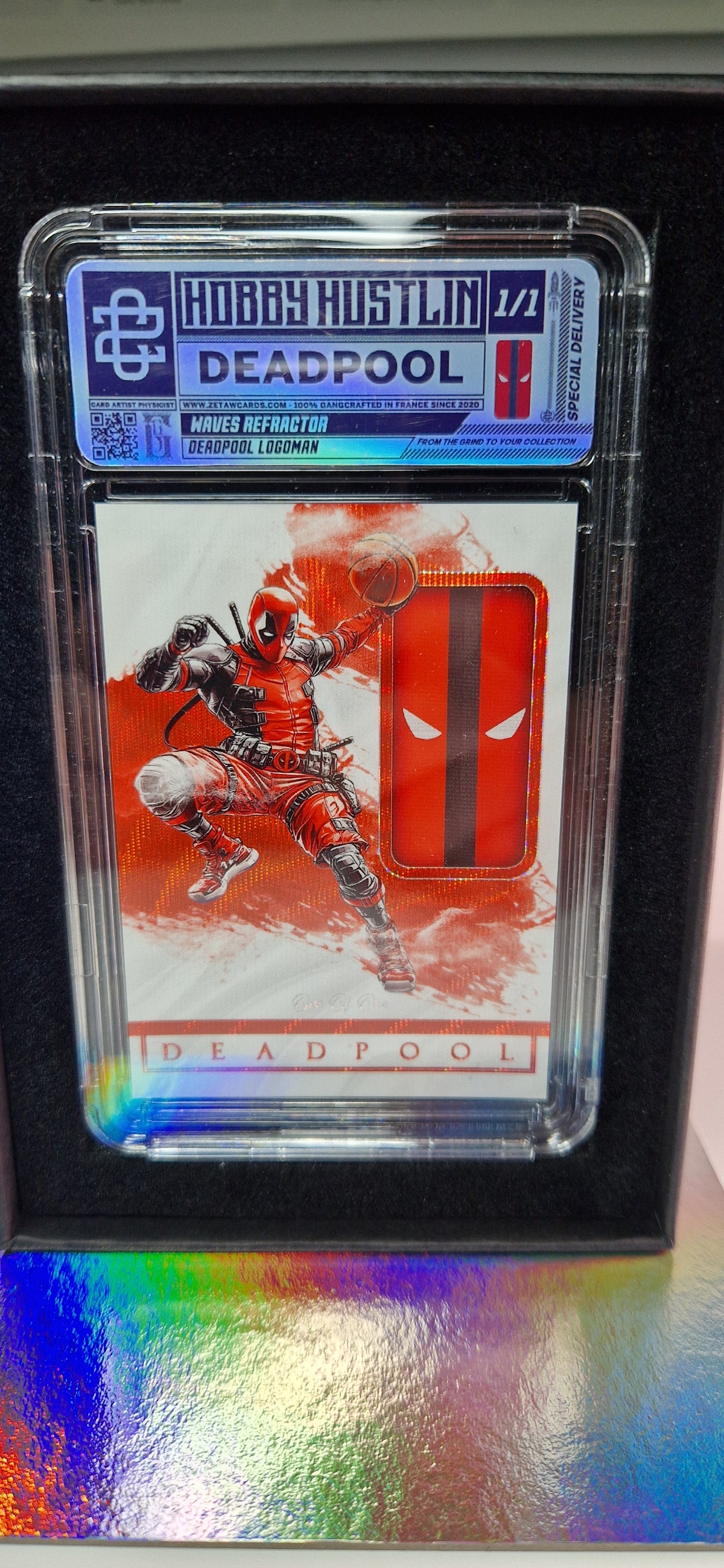 DEADPOOL LOGOMAN - WAVES REFRACTOR