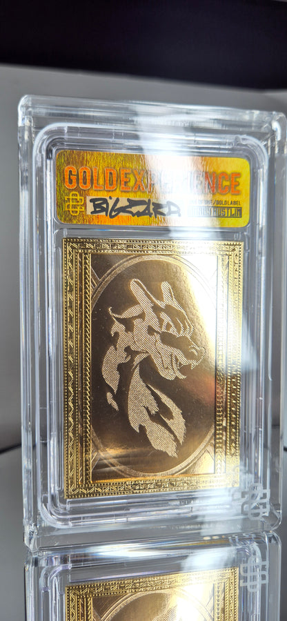 [DUTCH AUCTION] GOLD EXP. - BIG ZARD - GOLD FRAMED