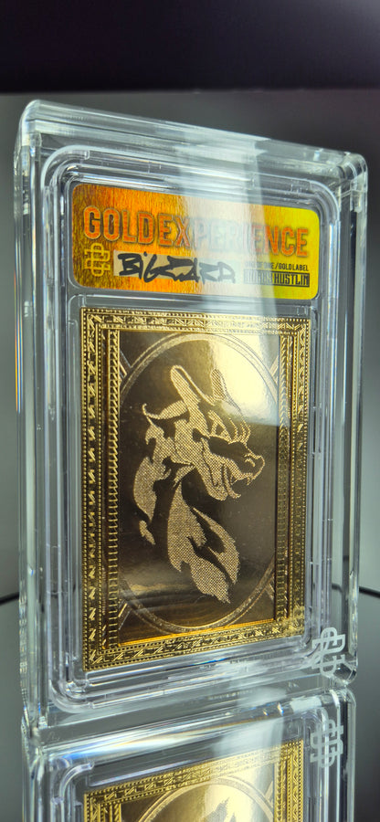 [DUTCH AUCTION] GOLD EXP. - BIG ZARD - GOLD FRAMED