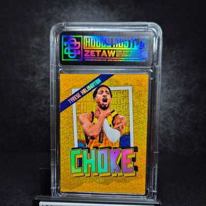 [FRESH] [1of1]  TYRESE HALIBURTON - CHOKE !  / GOLD SUPERFRACTOR