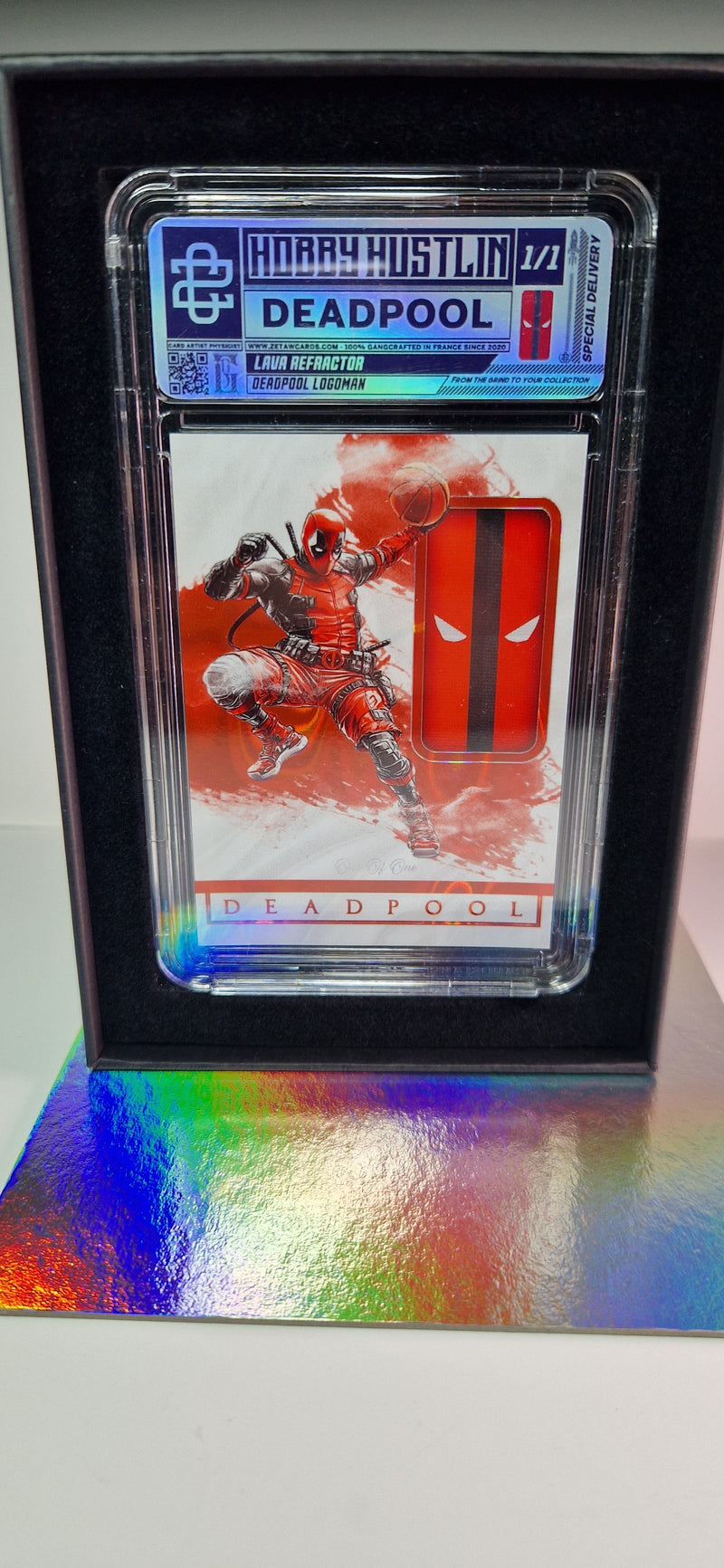 [1of1] DEADPOOL LOGOMAN - LAVA REFRACTOR