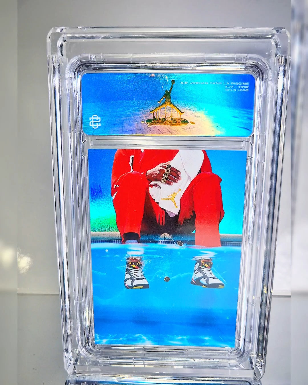 AIR JORDAN DANS LA PISCINE -